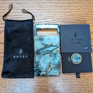 Burga Google Pixel 7 Pro Case & Ring Holder Ubud Jungle Green Gold